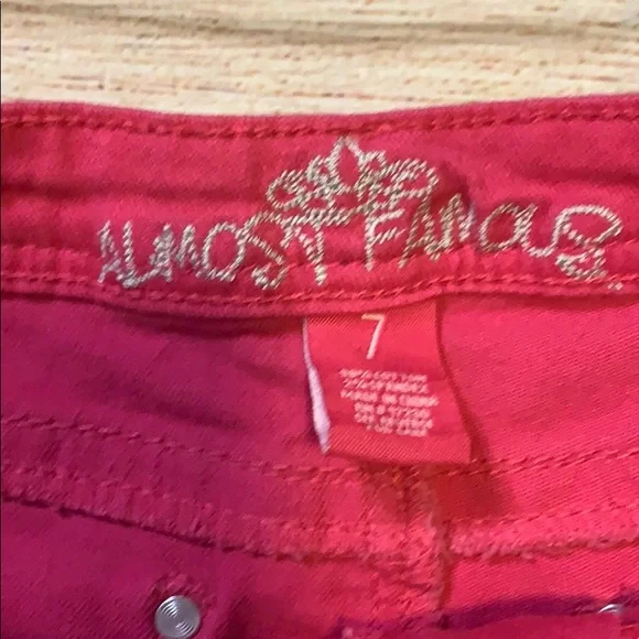 Almost Famous Booty Shorts size 7 Juniors - Picture 3 of 4